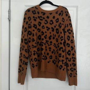 Old navy cheetah sweater